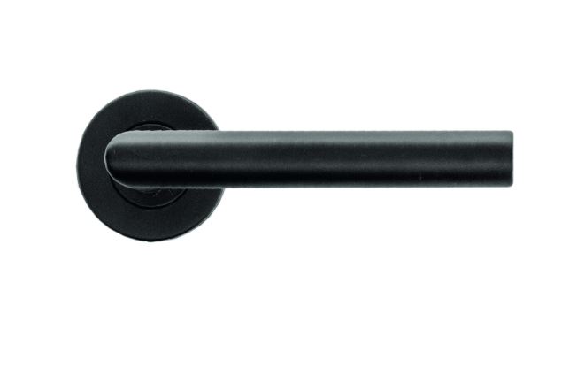 Zwarte deurklink Rocker – No-Key – 19mm